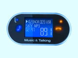 TD® LCD Voiture Kit Bluetooth Lecteur MP3 SD MMC USB FM Transmetteur FM Accessoire Auto Bluetooth, kit mains libres et télécommande