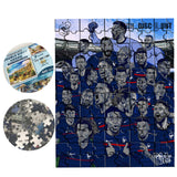 TD® Puzzle Euro 2020 Équipe de France 50*35CM 500 pièces impression HD adultes enfants jouets éducatif divertissement football