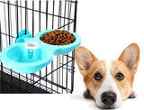 TD® gamelle animaux de compagnie bassine de nourriture double chat chien surelevé antidérapante ecuelle suspendue voyage lapin bol