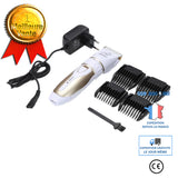 TD® 4 en 1 Tondeuse Electrique Rechargeable pour Animal pour Raser Chien Lapin Sans Fil Clipper Pet Trimmer toilettage