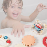 TD® Jouet de hochet éducatif pour bébé peut mâcher un jouet  hochet de désinfection haute température en plastique d'anneau de denti
