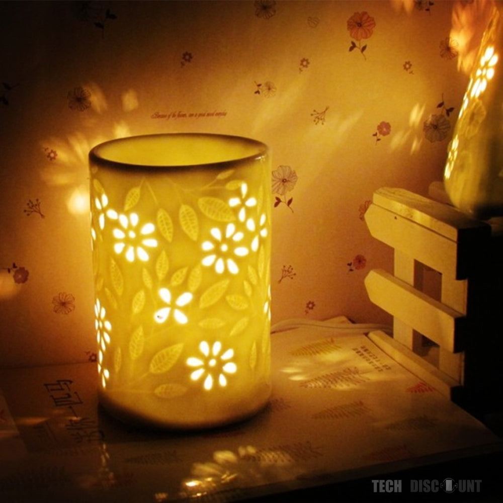TD® Lampe aromatisée LED parfums huiles essentielles diffuseur écologique utilisation simple faible consommation écologique décora