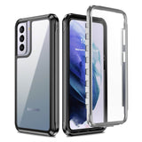 TD® Coque de téléphone Samsung Galaxy S21+ Coque de téléphone transparente Coque de téléphone à trou fin Résistant aux chutes