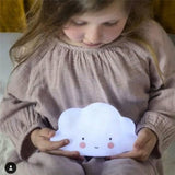 TD® Nuage lumineux LED - Veilleuse de nuit / lampe de chevet - Bébé et enfants