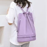 TD® Séparation sèche et humide tissu Oxford sac de rangement étanche équipement de sport court voyage sac à dos d'affaires en plein