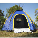 TD® Tente pour 3-4 Personnes instantanée imperméable Pop up Camping familial Randonnée Tente résistant aux UV