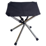 TD® Tabouret pliant rétractable pour la maison extérieure Chaise portable Tabouret de pêche de camping Acier inoxydable