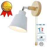 TD® Lampe de chevet de chambre à coucher Lampe de salle à manger nordique Modèle à glissière blanche (source de lumière non incluse)
