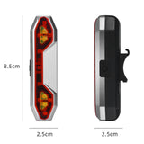 TD® Vélo nuit équitation clignotant voyant vélo feu arrière USB charge VTT feu arrière route voiture avertissement feu arrière
