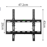 TD® Support de support intégré pour téléviseur LCD Support de moniteur mural mural de 14 à 70 pouces