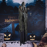 TD® Chaîne suspendue fantôme Halloween décoration porte suspendu jouet électrique maison hantée pièce secrète accessoires d'horreur