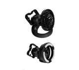 INN® Camping en plein air LED ventilateur lumière bureau à domicile double usage éclairage de secours tente portable camping lumière