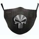 TD® Masque en tissu lavable hommes et femmes cadeaux surprises en plein air mode impression masques de mort pour hommes et femmes