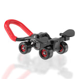 TD® Roue musculaire abdominale avec accoudoir Roue musculaire abdominale à quatre roues pour hommes et femmes pour perdre du poids