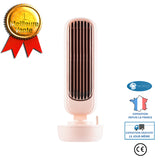 INN®  Ventilateur d'humidification Mini ventilateur portable de table d'humidification en forme de tour vintage ventilateur de
