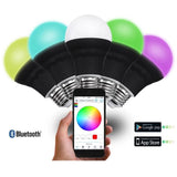 TD® Ampoule LED RGBW Bluetooth Contrôle Smartphone iOS App Android/ Multicolore Magic Smart de lumière Ampoule E27 7W