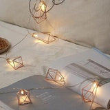 TD® Guirlande Lumineuse LED Guirlande Lumineuse Géométrique -1.5M 10 LED fonctionnement à pile pour Noël Halloween Mariage Soirée Ja