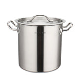 TD® casserole acier inoxydable composite couvercle rond hôtel eau marmite à soupe bouillir cuisine cuisson boullir accessoires