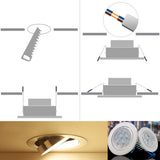 TD® Lampe murale encastrable extérieur plafond escalier led sans fil bureau éclairage design veilleuse boule lumineuse plafonnier bl
