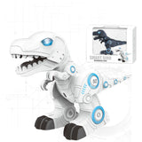 TD® Robot dinosaure  mécanique  intelligent  télécommandé  avec puzzle lumière et musique jouet pour enfants télécommandé électrique