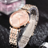 TD® Mesdames costume montre rose étoilé mode simple tendance étudiant cadeau femme montre à quartz