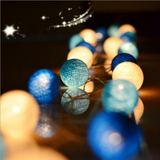 TD® Guirlande lumineuse LED Bubble 20 boules 3 m noir, gris et blanc