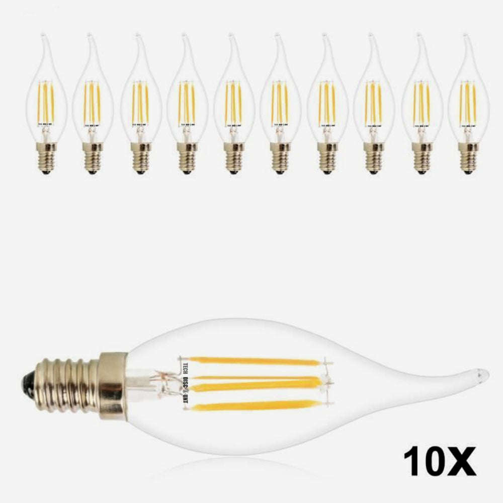 TD® Lot de 10 Ampoules  LED  à incandescence Edison/ Rétro économie Energie/