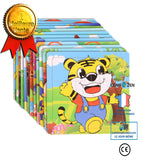 TD® Avion en bois pour enfants puzzle jouet bébé développer intelligence puzzle animal puzzle puzzle cadeau de vacances pour enfants