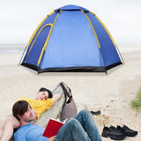 TD® Tente pour 3-4 Personnes instantanée imperméable Pop up Camping familial Randonnée Tente résistant aux UV
