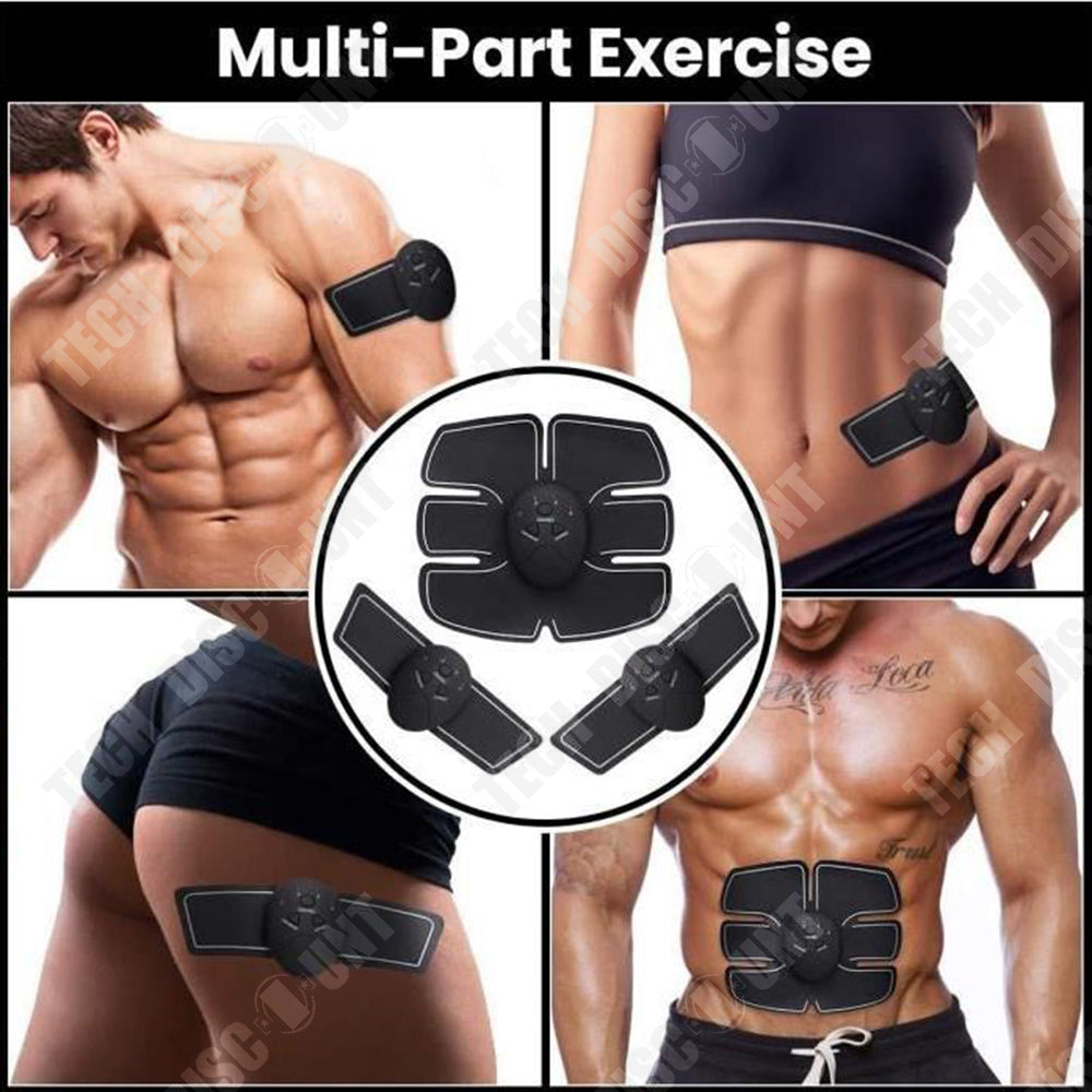 TD®appareil electrostimulation stimulateur electrique massage musculaire ceinture abdominale équipement accessoire gym Lot 14 pièces