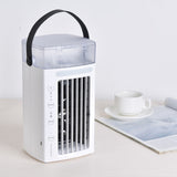 TD® Ventilateur électrique Eau Climatisation Ventilateur Air froid Humidification Réfrigérateur USB Climatisation Ventilateur Blanc