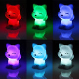 TD® LED Lampe Night Light Multicouleur - lampe décoration 7 couleurs changeantes Cadeau d'anniversaire - Accessoire de décoration