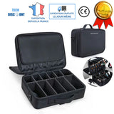 TD® organisateur maquillage tiroir voyage rouge a levre trousse grande taille sac de rangement objets outils boite cosmetique portab