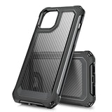 TD® Convient pour iphone12 mini coque de téléphone portable en fibre de carbone à quatre coins anti-chute housse de protection antic