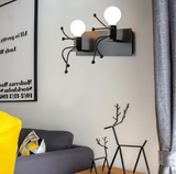 TD® Lampe Murale Moderne - Créatif et Simple - Noir