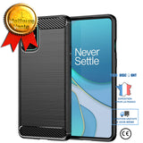 TD® Pour OnePlus 8T Coque de téléphone Motif en fibre de carbone Coque souple en silicone résistant aux chutes