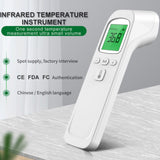 HTBE® Thermomètre frontal électronique portatif infrarouge Thermomètre électronique médical sans contact Thermomètre portatif