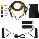 TD® Accessoires Fitness - Musculation,de bandes de résistance de Tube de Yoga ensemble extenseur Yoga - Type 11pcs