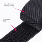 TD® Velcro auto-adhésif écran fenêtre film chaud nylon vêtements femme boucle ceinture veste mâle et femelle autocollants