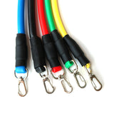 TD® Bandes de résistance ensemble entraînement gymnastique Sport maison exercice Tube bandes élastiques  Équipement de fitness