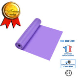 TD® Bande de Yoga Élastique Ceinture En Latex 1.5 M Bande De Tension Naturelle Femme Yoga Sport Fitness Maison - violet