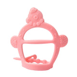 TD® Tiges molaires en vrac en silicone souple bouillie rose bébé pour bébés de plus de 3 mois bracelet bébé gants anneau de dentitio