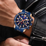 TD® Montre de sport montre pour hommes décontractée montre à quartz étanche montre pour hommes lumineuse multifonctionnelle