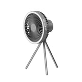 TD® Lampe à batterie longue durée chargeant un ventilateur de trésor ventilateur de trépied de camping en plein air portable trois-e