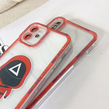 Convient  pour  Apple  11,  Apple  12  thème  de  jeu  de calmar téléphone portable étui de protection pour téléphone portabl