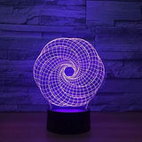 TD® #1761♥Maison Abstraite 3D Illusion Lampe Led Veilleuse 3D Graphiques Acrylique Lamparas Ambiance Lampe Nouveauté Éclairage Maiso