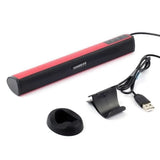 TD® Barre de son Haut-parleur USB Haut-parleur pour ordinateur portable Barre de son stéréo Ordinateur Petit haut-parleur Rouge