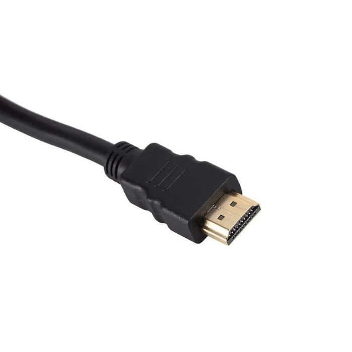 TD® CABLE convertisseur HDMI vers 3 RCA AV mâle Vidéo/Audio composant –