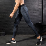 Pantalon de sport Impression 3D pour homme Entraînement de course fitness PRO Collant stretch à séchage rapide Pantalon gris