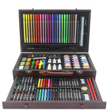 Fournitures de peinture 130 pièces de stylos aquarelle de papeterie pour enfants ensemble d'outils de pinceau d'apprentissage